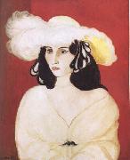 Henri Matisse The White Plumes (mk35) oil painting reproduction
